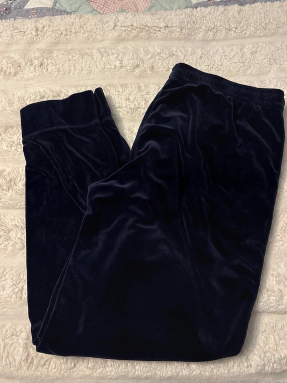 Velvet joggers
